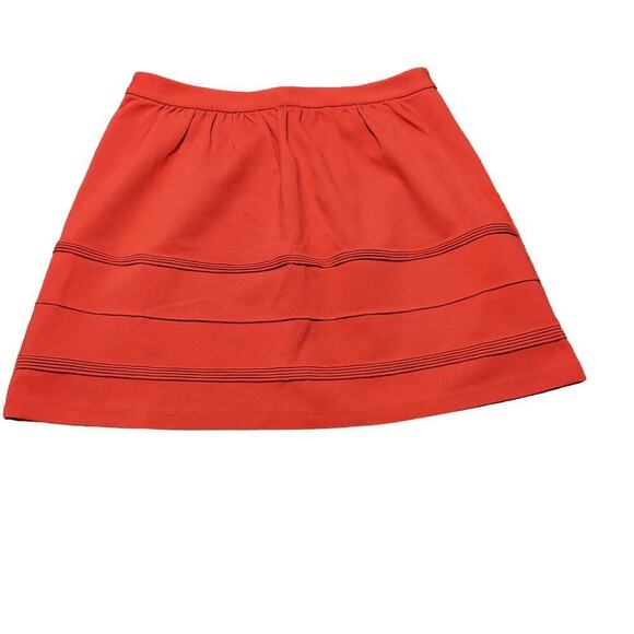 J. Crew Women's Red Pleated Mini Skirt - Picture 1 of 7